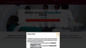 What Hr.moh.gov.gh website looked like in 2020 (3 years ago)