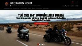 What Harleydavidson-antalya.com website looked like in 2020 (3 years ago)