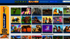 What Horse-games.org website looked like in 2020 (3 years ago)