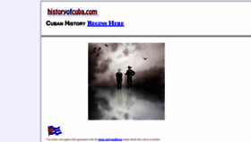 What Historyofcuba.com website looked like in 2020 (3 years ago)