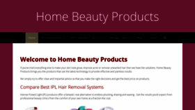 What Homebeautyproducts.co.uk website looked like in 2020 (3 years ago)