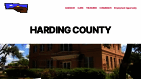 What Hardingcounty.org website looked like in 2020 (3 years ago)
