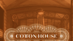 What Hotelcottonhouse.com website looked like in 2020 (3 years ago)