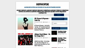 What Hiphopde.com website looked like in 2020 (3 years ago)