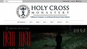 What Holycross-hermitage.com website looked like in 2020 (3 years ago)