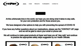 What Hyperapparel.com website looked like in 2020 (3 years ago)