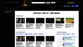 What Hussainiat.com website looked like in 2020 (3 years ago)