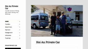 What Hoianprivatecar.com website looked like in 2020 (3 years ago)