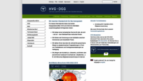 What Hvg-dgg.de website looked like in 2020 (3 years ago)