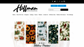 What Hoffmancaliforniafabrics.net website looked like in 2020 (3 years ago)