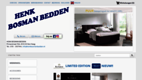 What Henkbosmanbedden.nl website looked like in 2020 (3 years ago)