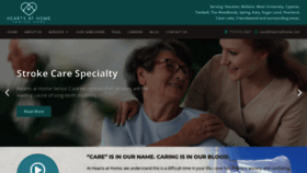 What Heartsathomeseniorcare.com website looked like in 2020 (3 years ago)