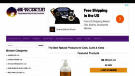 What Hair-products.net website looked like in 2020 (3 years ago)
