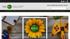What Hcesc.org website looked like in 2020 (3 years ago)