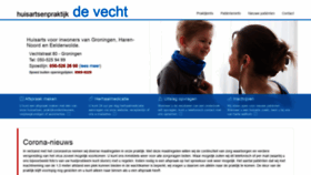 What Huisartsenpraktijkdevecht.nl website looked like in 2020 (3 years ago)