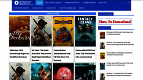 What Hollywoodmovies4u.com website looked like in 2020 (3 years ago)
