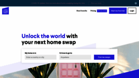 What Homeforexchange.com website looked like in 2020 (3 years ago)