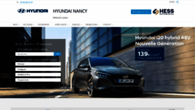 What Hyundai-nancy.fr website looked like in 2020 (3 years ago)