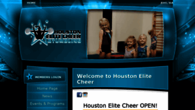 What Houstonelitecheer.com website looked like in 2020 (3 years ago)