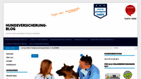 What Hundeversicherung-blog.de website looked like in 2020 (3 years ago)