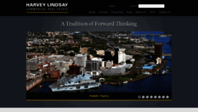 What Harveylindsay.com website looked like in 2020 (3 years ago)