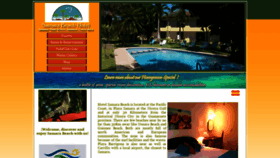 What Hotelsamarabeach.com website looked like in 2020 (3 years ago)