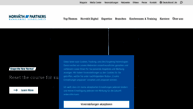 What Horvath-partners.com website looked like in 2020 (3 years ago)