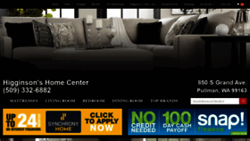 What Higginsonsflooringandsleepshop.com website looked like in 2020 (4 years ago)