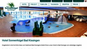 What Hotel-sonnenhuegel.de website looked like in 2020 (3 years ago)