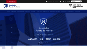 What Hospitalespuertadehierro.com website looked like in 2020 (3 years ago)