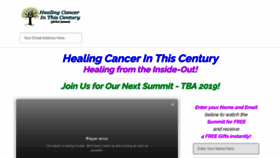 What Healingcancerinthiscentury.com website looked like in 2020 (3 years ago)