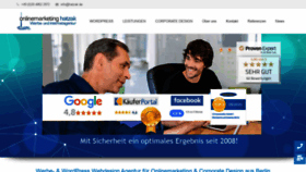What Hatzak.de website looked like in 2020 (3 years ago)