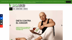 What Hierbaverde.com website looked like in 2020 (4 years ago)
