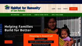 What Habitatsa.org website looked like in 2020 (3 years ago)
