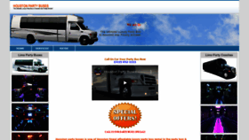 What Houstonpartybuses.com website looked like in 2020 (3 years ago)