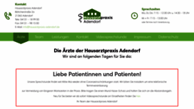 What Hausarztpraxis-adendorf.de website looked like in 2020 (3 years ago)