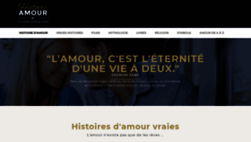 What Histoire-amour.com website looked like in 2020 (3 years ago)