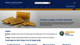 What Hollandgold.nl website looked like in 2020 (3 years ago)