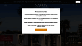 What Hotelsavoybeach.eu website looked like in 2020 (3 years ago)