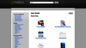 What Help.radiuswebtools.com website looked like in 2020 (3 years ago)
