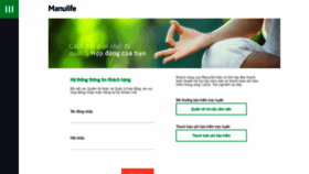 What Hopdongcuatoi.manulife.com.vn website looked like in 2020 (3 years ago)
