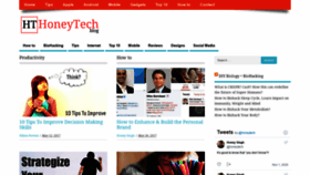 What Honeytechblog.com website looked like in 2020 (3 years ago)