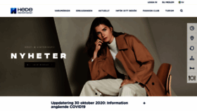 What Hedefashionoutlet.se website looked like in 2020 (3 years ago)