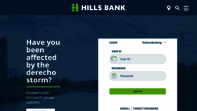 What Hillsbank.com website looked like in 2020 (3 years ago)