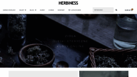 What Herbiness.com website looked like in 2020 (3 years ago)