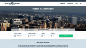 What Hotelarlingtontexas.com website looked like in 2020 (3 years ago)