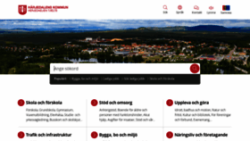 What Herjedalen.se website looked like in 2020 (3 years ago)
