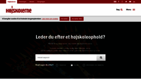 What Hojskolerne.dk website looked like in 2020 (3 years ago)