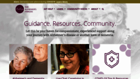 What Helpforalzheimersfamilies.com website looked like in 2020 (3 years ago)
