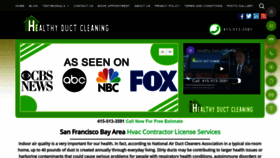 What Healthy-ductcleaning.com website looked like in 2020 (3 years ago)